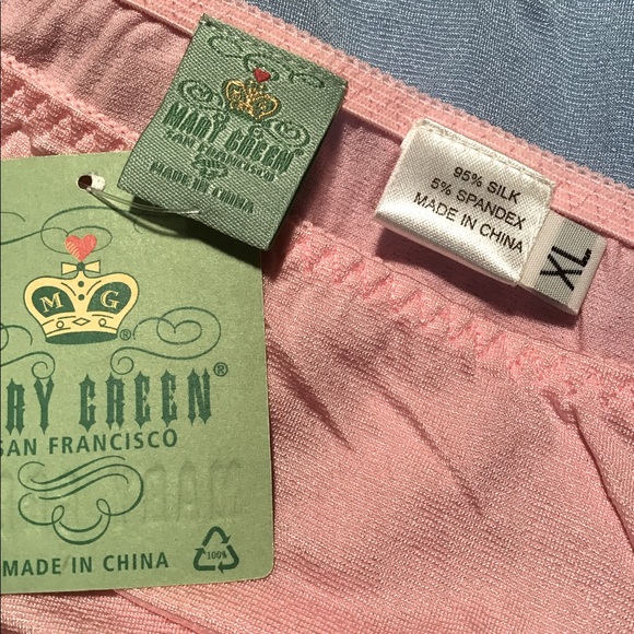 6 pairs Mary Green XL Silk Pantie full coverage - Picture 3 of 4